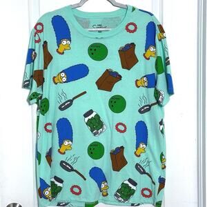 Universal Studios The Simpsons Graphic Tee Sz L Shirt Marge Simpson
